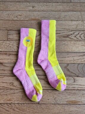 Adult Sesame Street Big Bird BOMBAS Socks Size Medium